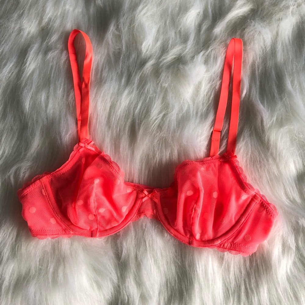 Neon Pink Aerie Bra